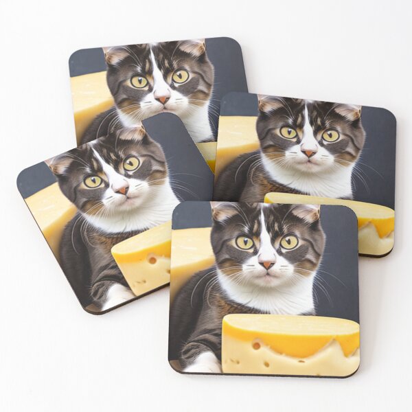 Item preview, A cat sitting with cheese is eating cheese a sin  designed and sold by Socool101.