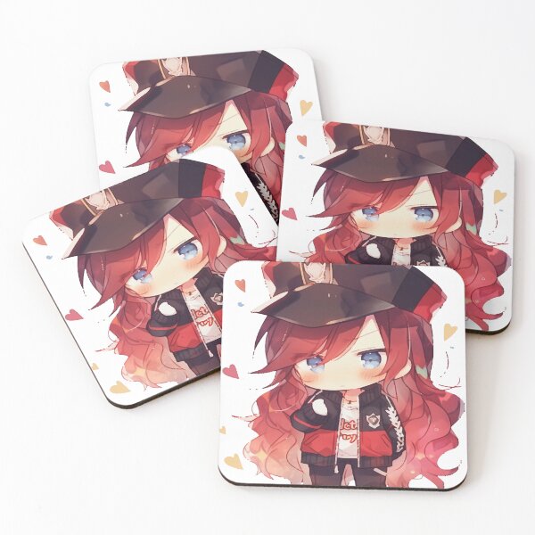Item preview, Red Haired Delinquent Anime Chibi designed and sold by schube-rtrenda.