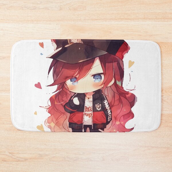 Item preview, Red Haired Delinquent Anime Chibi designed and sold by schube-rtrenda.