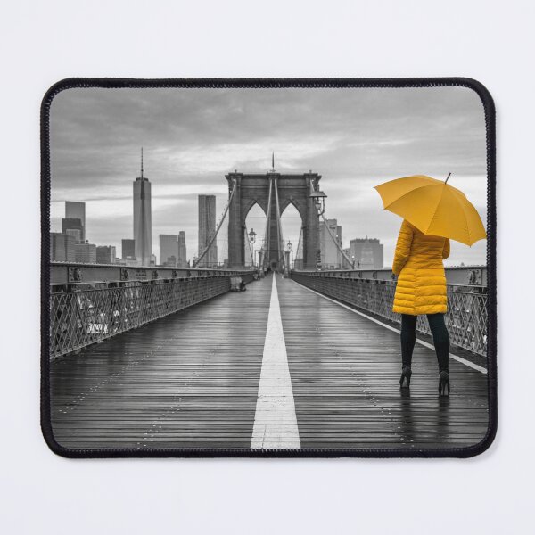 Item preview, Tourist on Brooklyn bridge designed and sold by assaf.