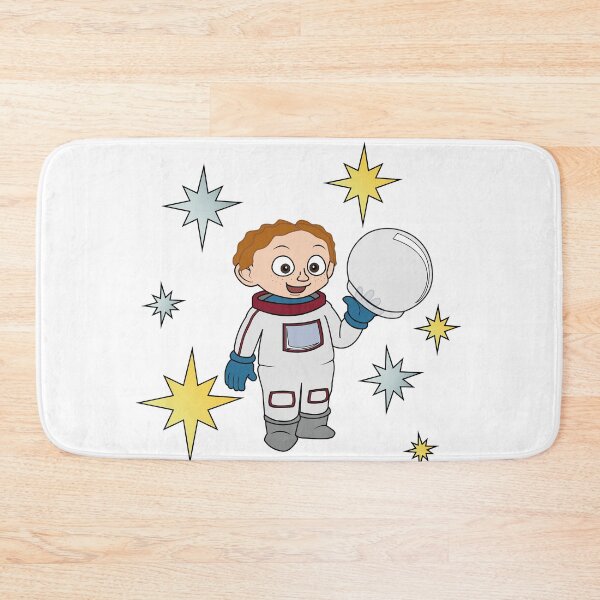 Artikelvorschau, Astronaut (mit rötlichen Haaren) und Sternen entworfen und verkauft von ThingsByNin.