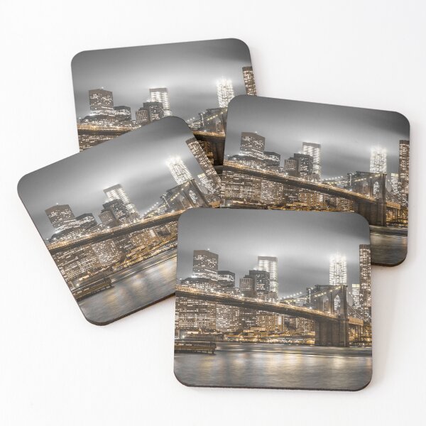 Item preview, Brooklyn Bridge with Lower Manhattan skyline designed and sold by assaf.