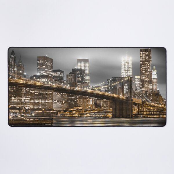 Item preview, Brooklyn Bridge with Lower Manhattan skyline designed and sold by assaf.