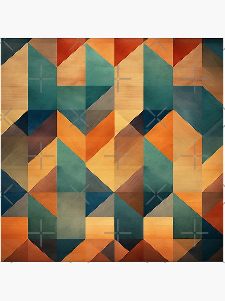 Thumbnail 5 of 5, Coasters (Set of 4), Geometric Harmony - Dynamic Pattern Design designed and sold by InTrendSick.