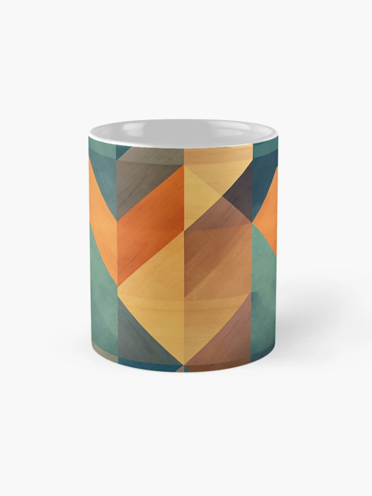 Thumbnail 4 of 6, Coffee Mug, Geometric Harmony - Dynamic Pattern Design designed and sold by InTrendSick.