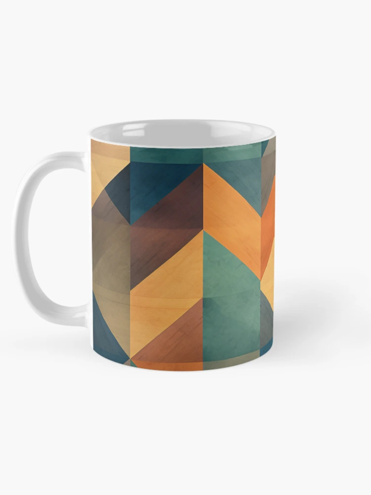 Thumbnail 5 of 6, Coffee Mug, Geometric Harmony - Dynamic Pattern Design designed and sold by InTrendSick.