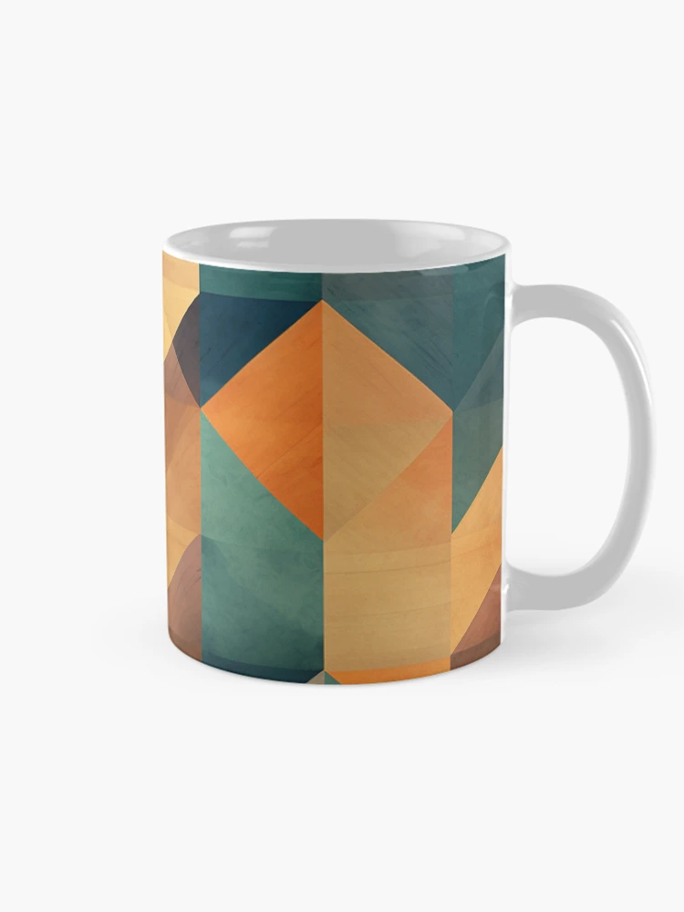 Thumbnail 3 of 6, Coffee Mug, Geometric Harmony - Dynamic Pattern Design designed and sold by InTrendSick.