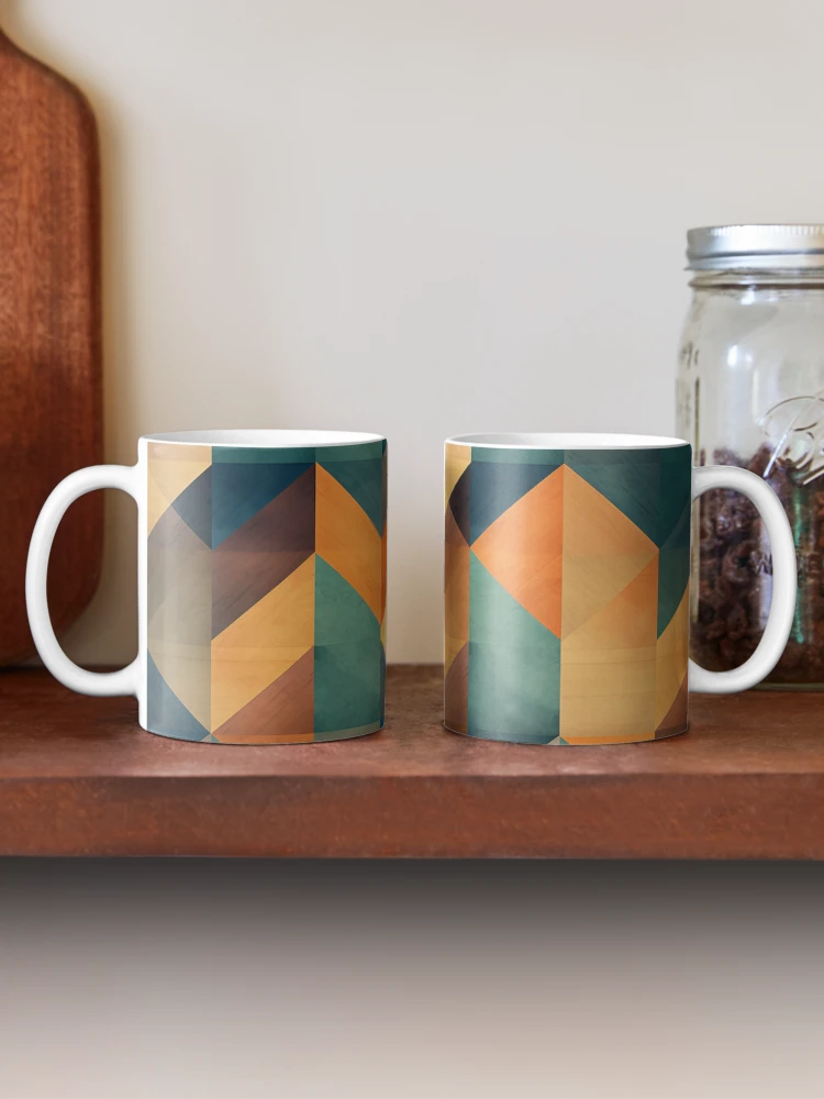 Thumbnail 2 of 6, Coffee Mug, Geometric Harmony - Dynamic Pattern Design designed and sold by InTrendSick.