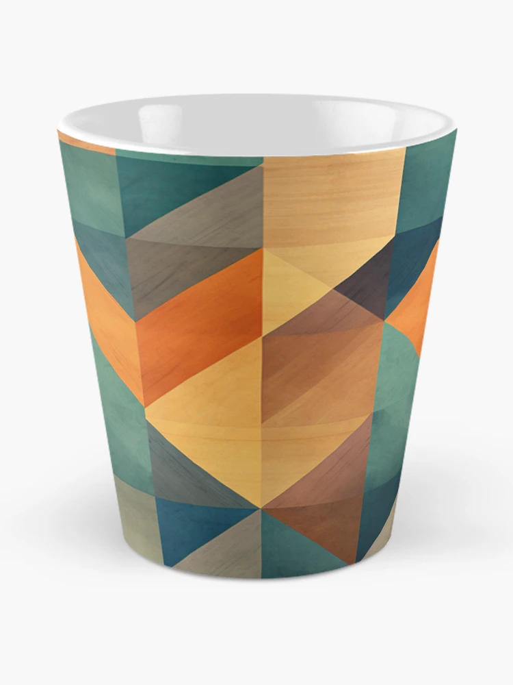 Thumbnail 2 of 4, Coffee Mug, Geometric Harmony - Dynamic Pattern Design designed and sold by InTrendSick.
