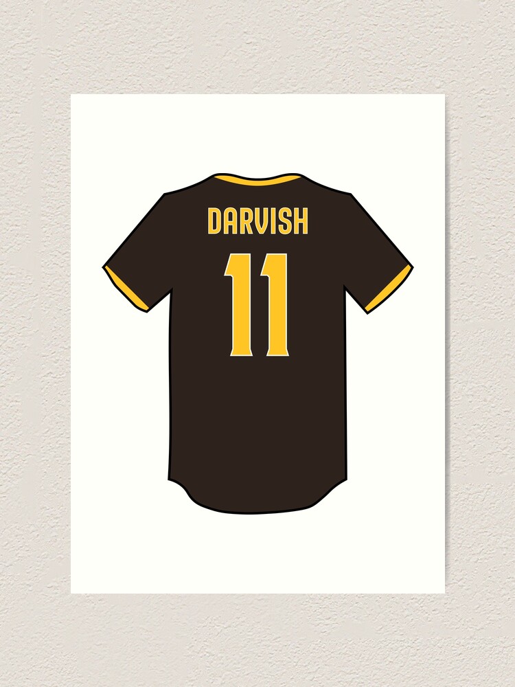 11 Yu Darvish San Diego Padres "SLIM FIT" Shirt Tri-Blend or  100%Cotton