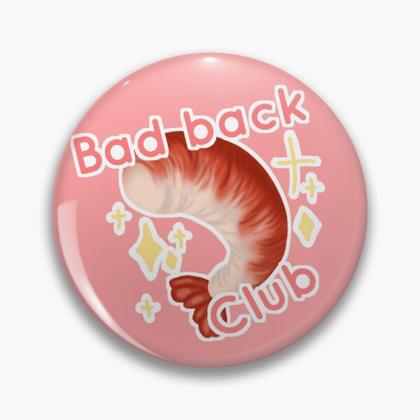 Item preview, Bad back club - shrimp pose designed and sold by BeatheWitch.