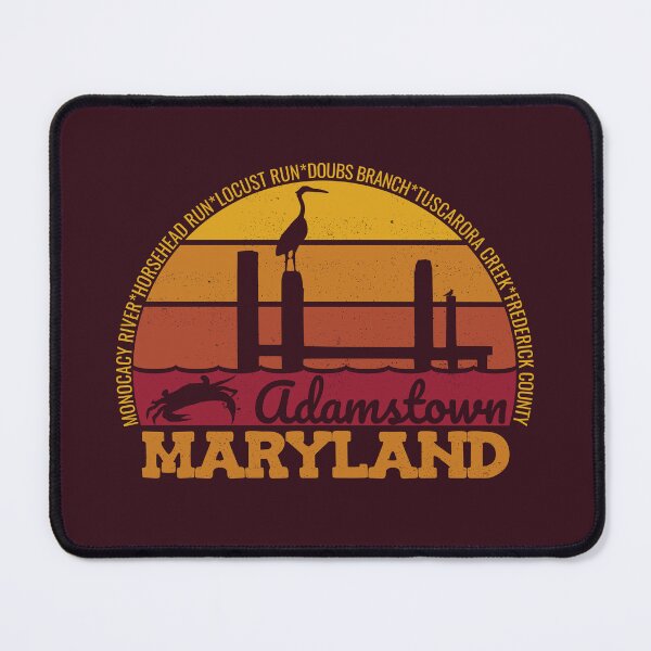 Item preview, Adamstown Maryland Sunset Retro Vintage Local Pride Logo designed and sold by CRHPOD20.
