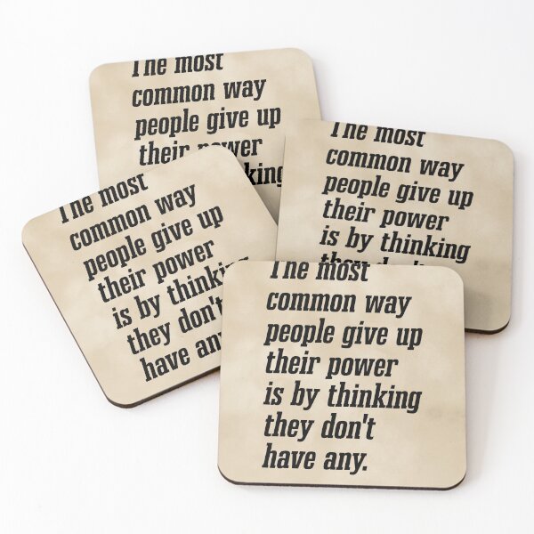 Item preview, People give up their power - Alice Walker Quote - Literature - Typography Print - Vintage designed and sold by Studio Grafiikka.