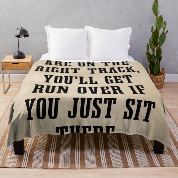 Item preview, Even If You Are On The Right Track - Will Rogers Quote - Literature - Typography Print - Vintage designed and sold by Studio Grafiikka.