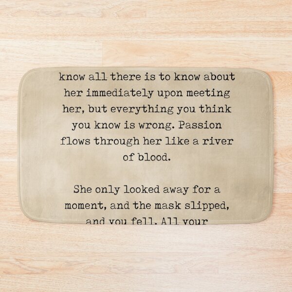 Item preview, A River of Blood - Neil Gaiman Quote - Literature - Typewriter Print - Vintage designed and sold by Studio Grafiikka.