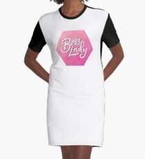 Boss Lady (Skript) T-Shirt Kleid