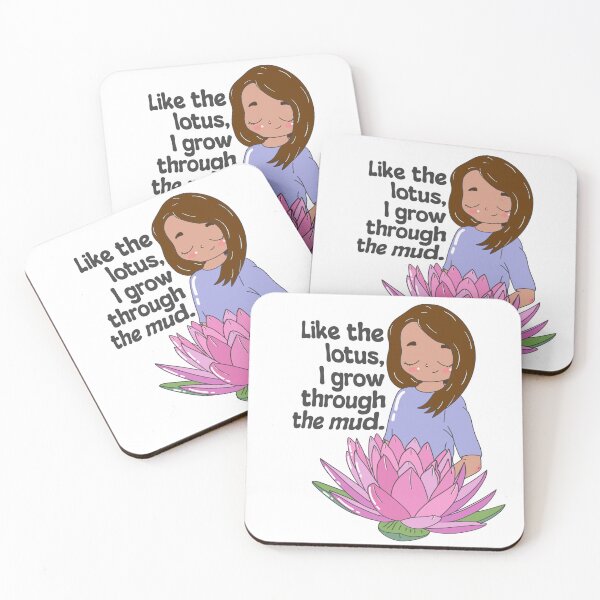Item preview, Like the lotus, I grow through the mud. designed and sold by MARIANNE LIM.