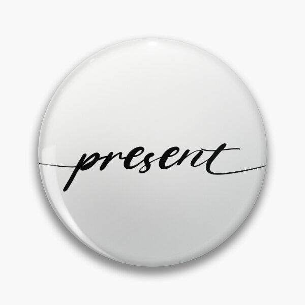 Item preview, Present lettering - calm and present designed and sold by yf-photography.