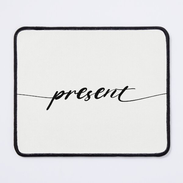 Item preview, Present lettering - calm and present designed and sold by yf-photography.