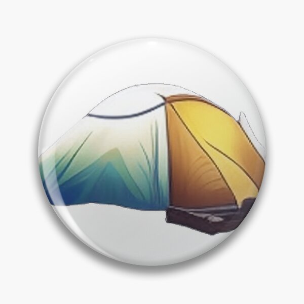 Item preview, A campsite is nestled in a snowy wilderness 	 designed and sold by rozingcremeni.