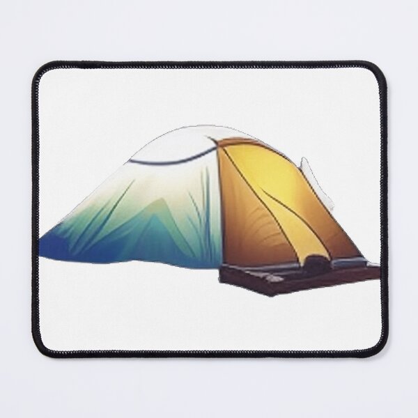 Item preview, A campsite is nestled in a snowy wilderness designed and sold by rozingcremeni.