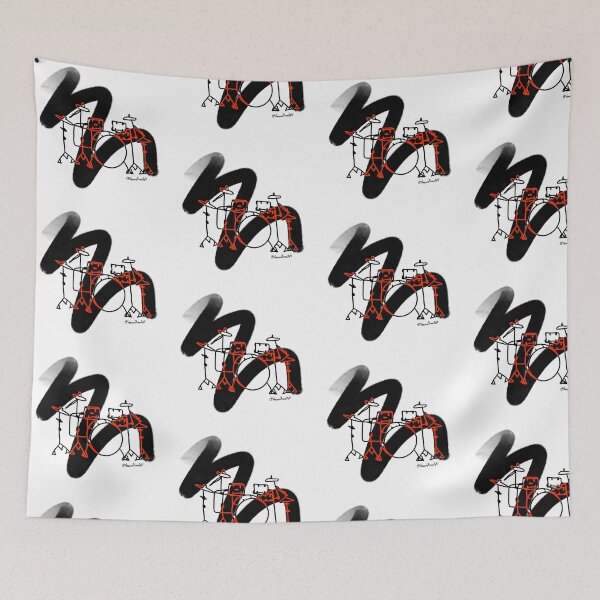 Item preview, Black and red drums designed and sold by veannaroseart.