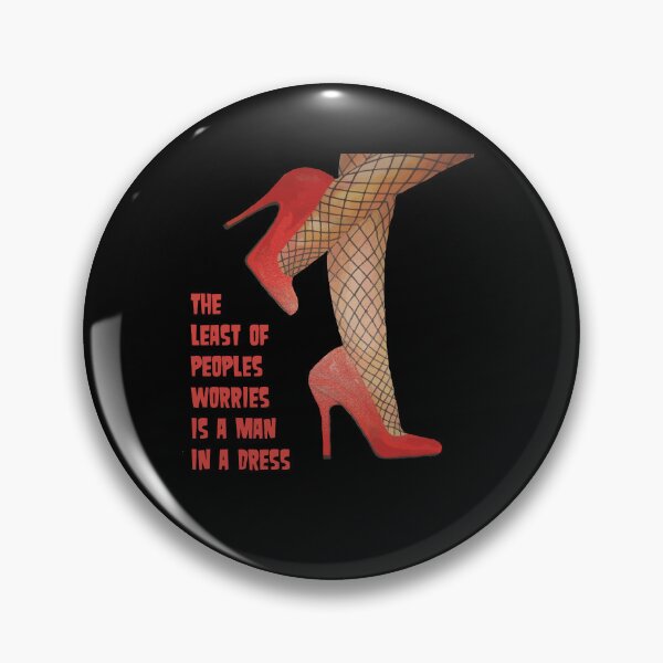 Item preview, The Least Of Peoples Worries Is A Man In A Dress Drag Artist Quote designed and sold by taiche.