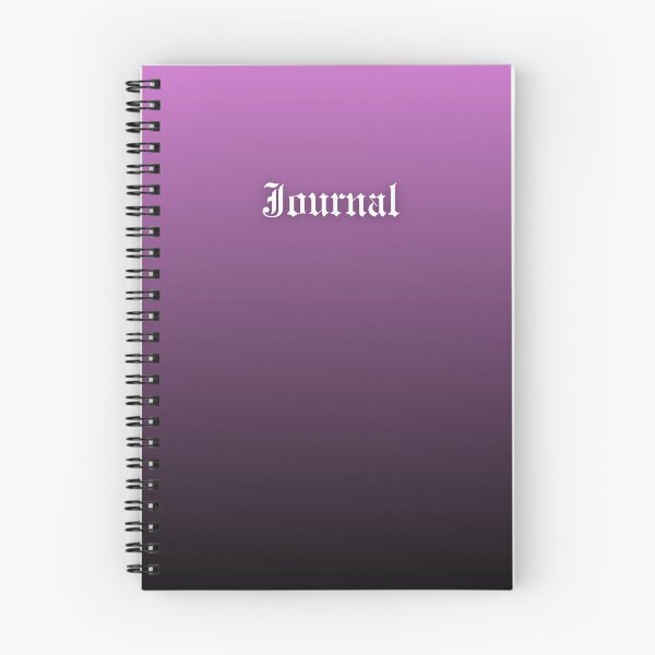 Item preview, Purple Black Gradient Journal  designed and sold by Ninjakandy.