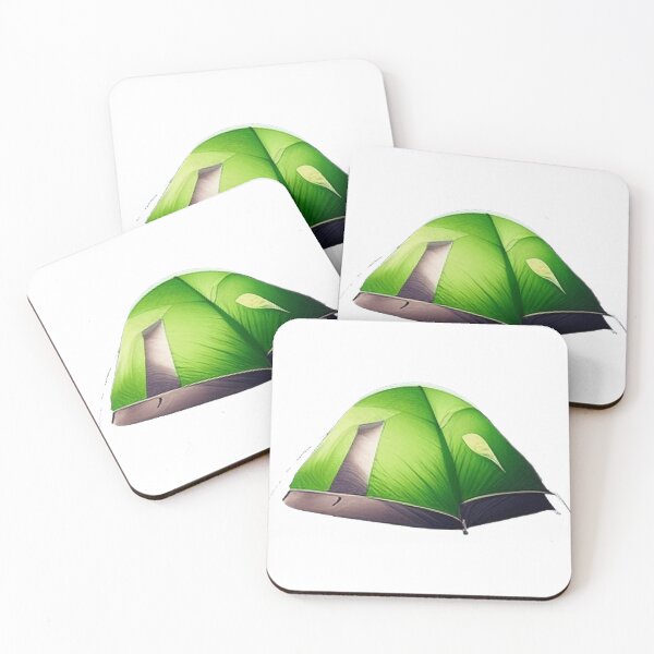 Item preview, A campsite is nestled in a snowy wilderness 	 designed and sold by rozingcremeni.