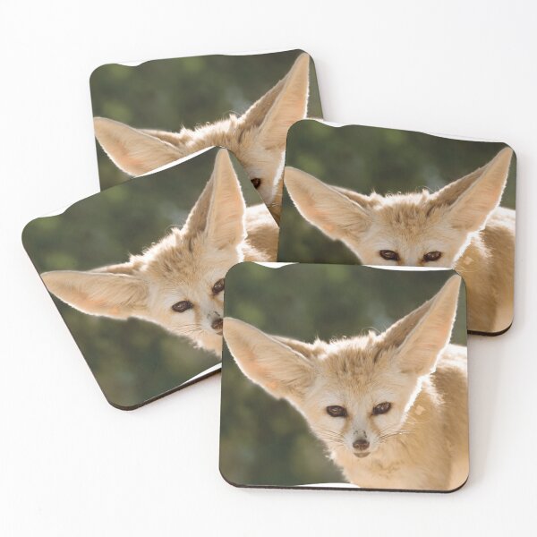 Item preview, brown fox with black eyes and long ears designed and sold by JaelynnBuck37.