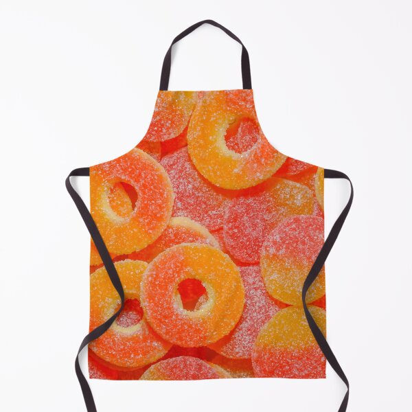 Item preview, Sour Peach Rings and Slices Candy Close-up Photograph designed and sold by patternsoup.