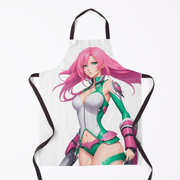 Item preview, pink warrior anime designed and sold by HeavensRoom777.