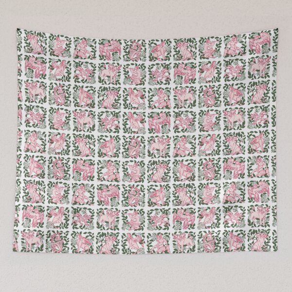 Item preview, Creatures and monsters block tiles in the mysterious forest designed and sold by letsgow8th.