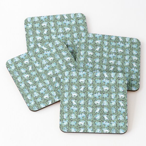 Item preview, Creatures and monsters block tiles in the mysterious forest designed and sold by letsgow8th.
