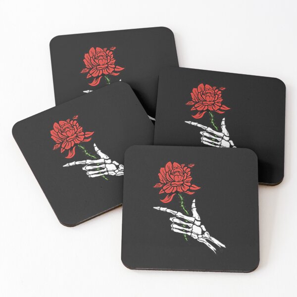 Item preview, Skeleton Hand Holding A Red Rose  designed and sold by ErnestHParker.