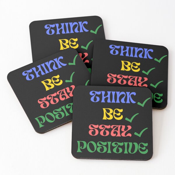 Item preview, think positive, be positive, stay positive,  designed and sold by Lovegesture.