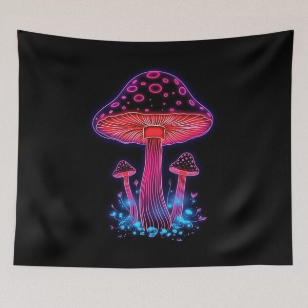 Item preview, Neon shrooms  designed and sold by Frikkels.