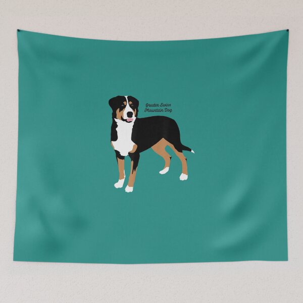 Item preview, Swissy GSMD Illustration Of Greater Swiss Mountain Dog  designed and sold by ErnestHParker.