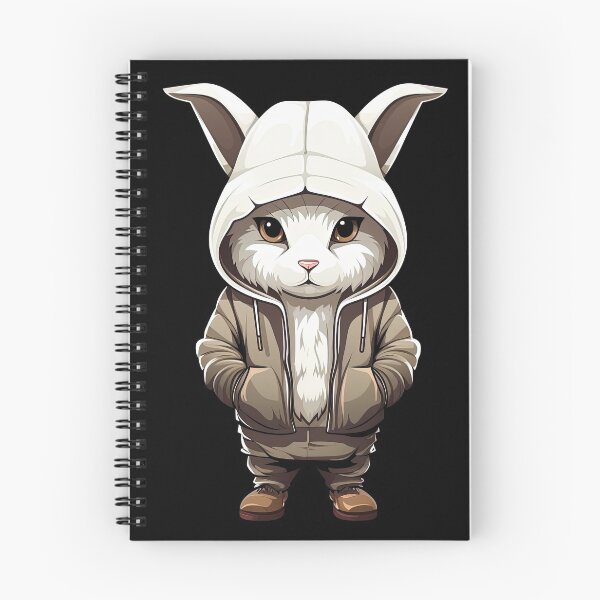 Item preview, Genial liebre ártica con ropa informal designed and sold by Sidewayanimals.