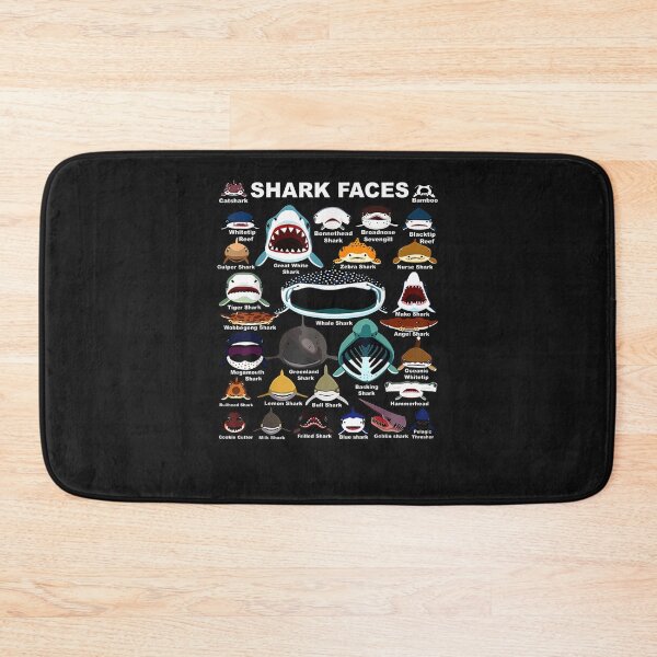 Item preview, Types Of Shark Identification - Shark Faces - Shark Lovers  designed and sold by ErnestHParker.
