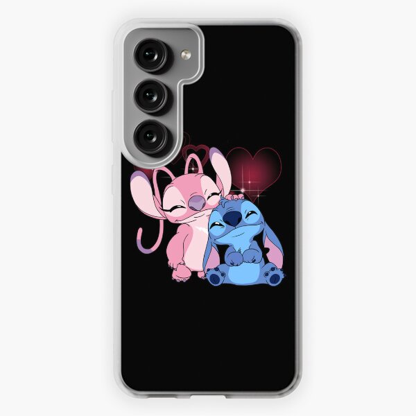 Funda para iPhone SE 2022 Oficial de Disney Angel & Stitch Beso