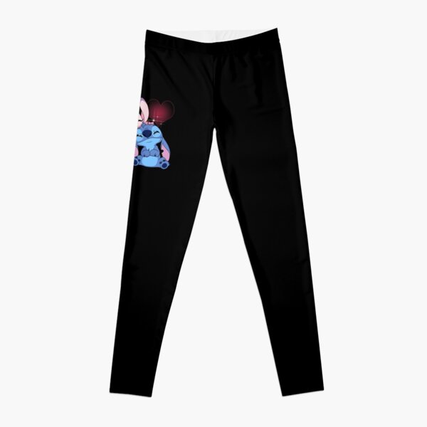Cute Stitch and Angel  Leggings for Sale by SharieAnderson