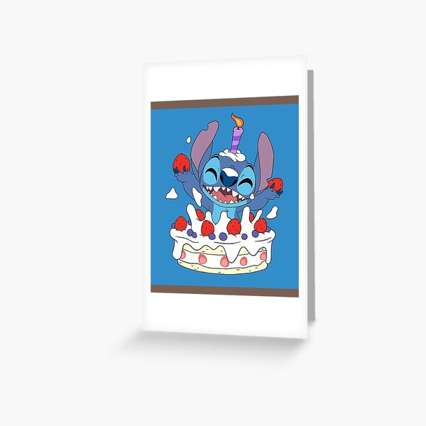 Cute Stitch and Angel  Greeting Card