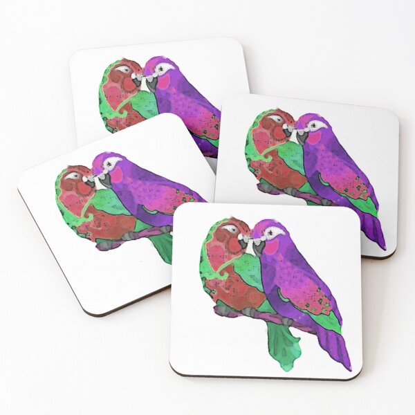 Item preview, Colorful Love Birds designed and sold by Carlo Varo.