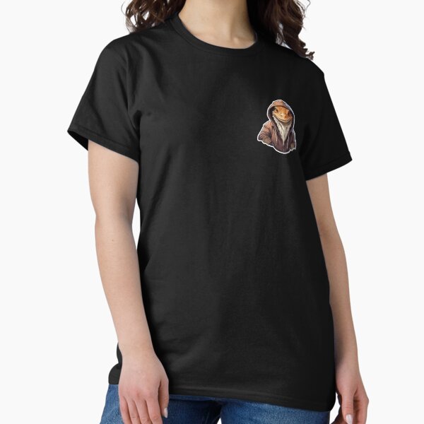 Vista previa del artículo con la obra «Genial dragón barbudo con ropa informal», diseñado y vendido por Sidewayanimals.