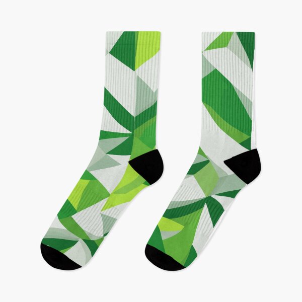 Item preview, green and white geometrical shapes aesthetic seamless pattern designed and sold by sreenandhan.
