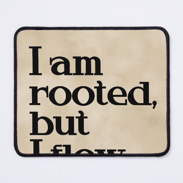 Item preview, I am rooted, but I flow - Virginia Woolf Quote - Literature - Typography Print - Vintage designed and sold by Studio Grafiikka.