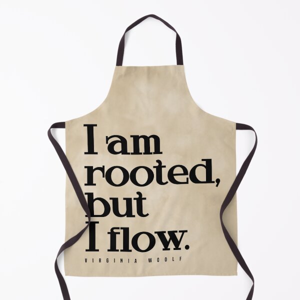 Item preview, I am rooted, but I flow - Virginia Woolf Quote - Literature - Typography Print - Vintage designed and sold by Studio Grafiikka.