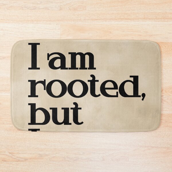 Item preview, I am rooted, but I flow - Virginia Woolf Quote - Literature - Typography Print - Vintage designed and sold by Studio Grafiikka.