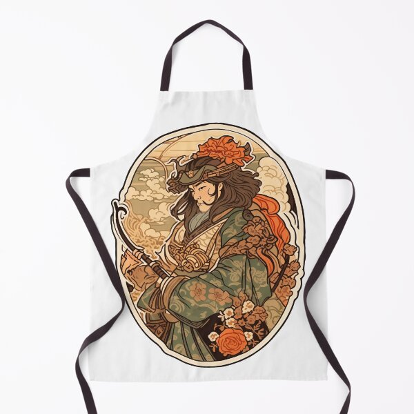 Item preview, Art Nouveau Samurai Warrior designed and sold by entwithanaxe.